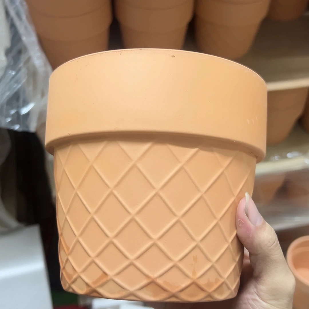 【闪购商品】红陶网格16口14高1个