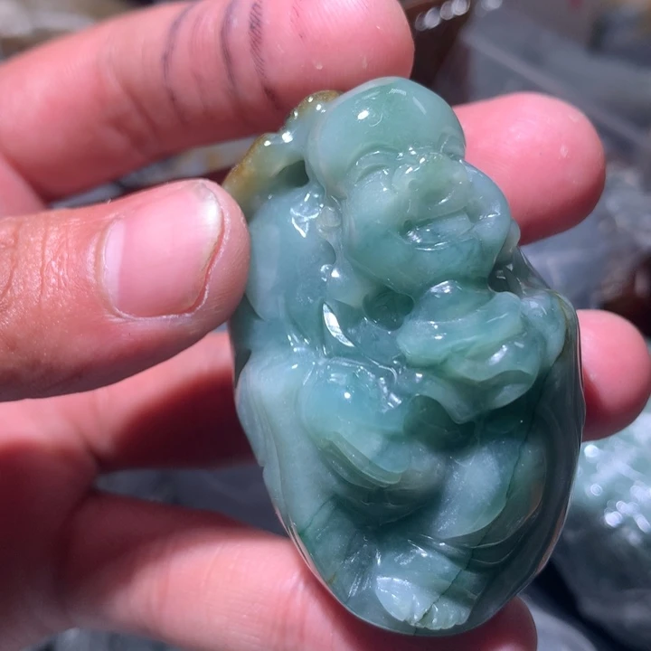 翡翠未镶嵌颈饰保真天然a货翡翠