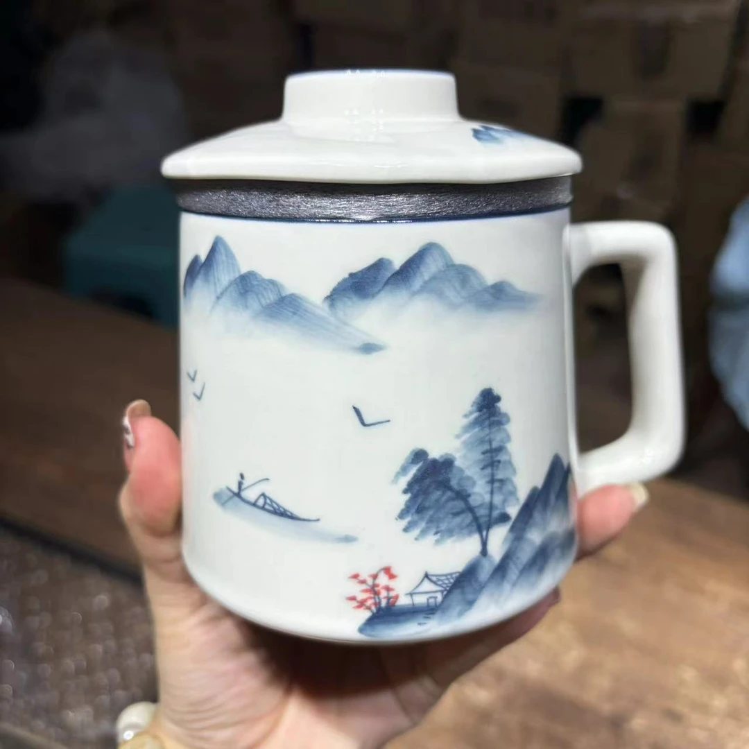 观山景图办公杯马克杯 1303