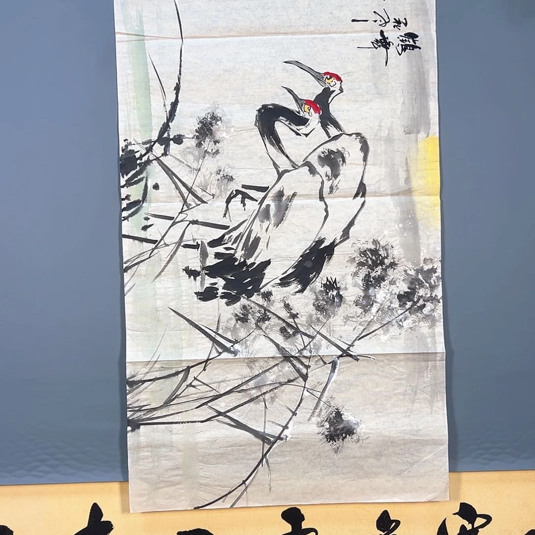 国画397 花鸟和蝴蝶都会成为
