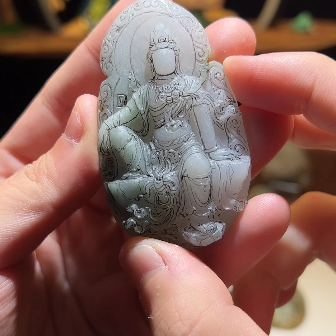 定制翡翠未镶嵌定制翡翠雕刻