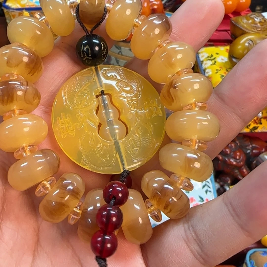 滴血莲花菩提吊坠