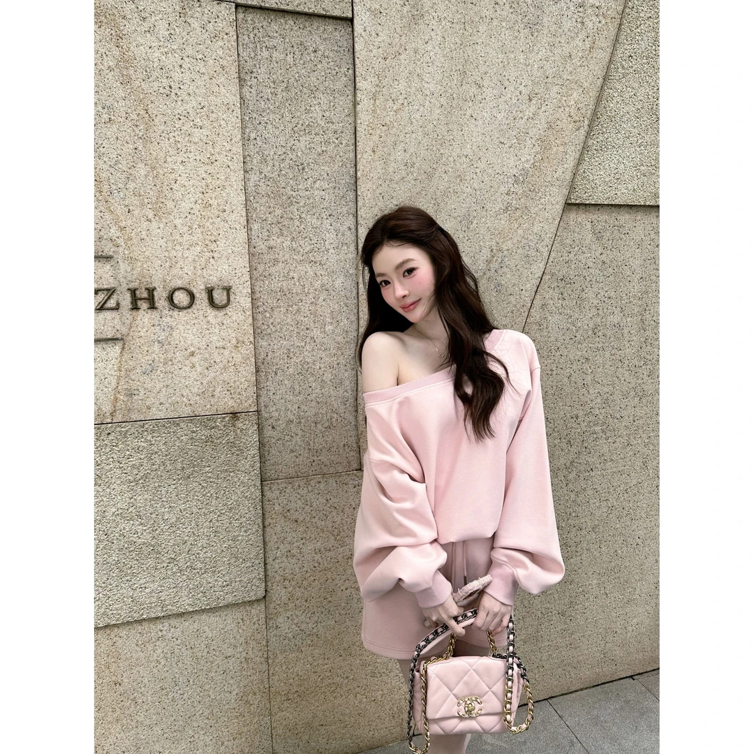 浩哥严选●江南区欧尼D4TZ6560卫衣+半身裙预小众显瘦温柔小个子