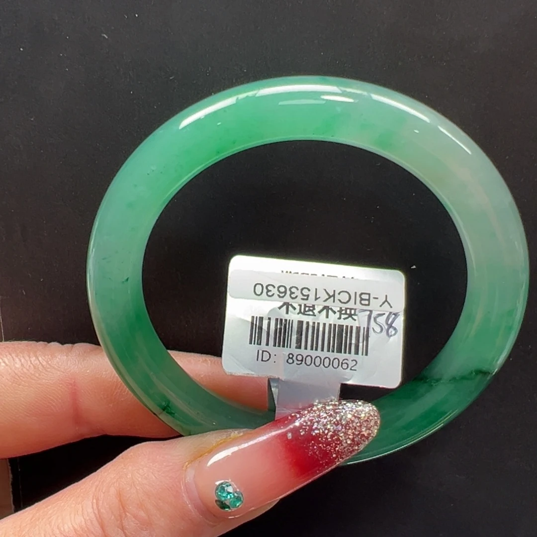 石英质玉未镶嵌手镯秀秀54.6