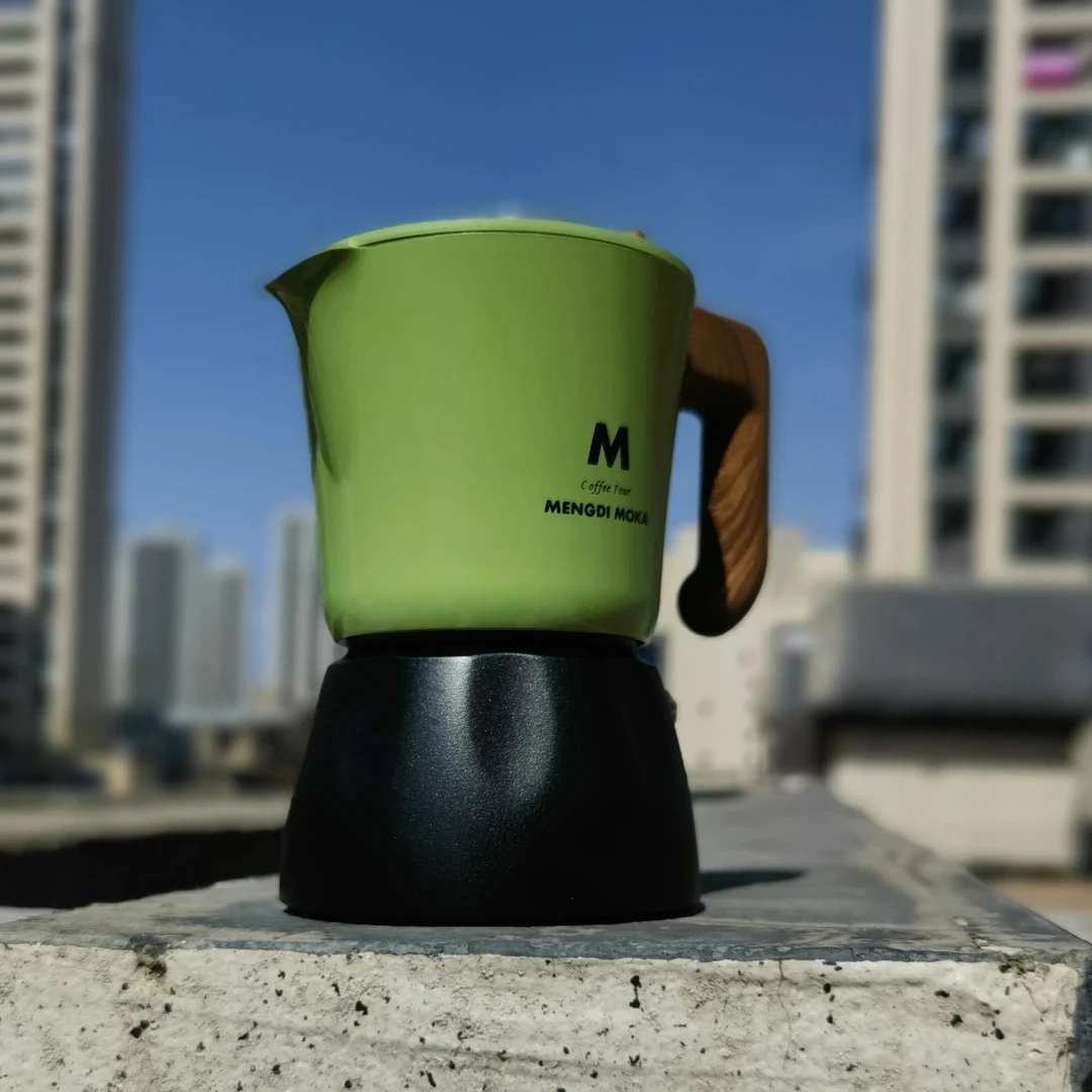 四色M大胖子《大胖紫》大麦系列新品双阀高端heihaosite摩卡壶