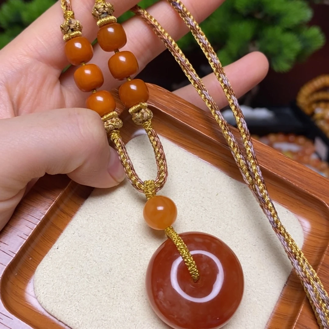 【闪购商品】蜜蜡颈饰未镶嵌项链