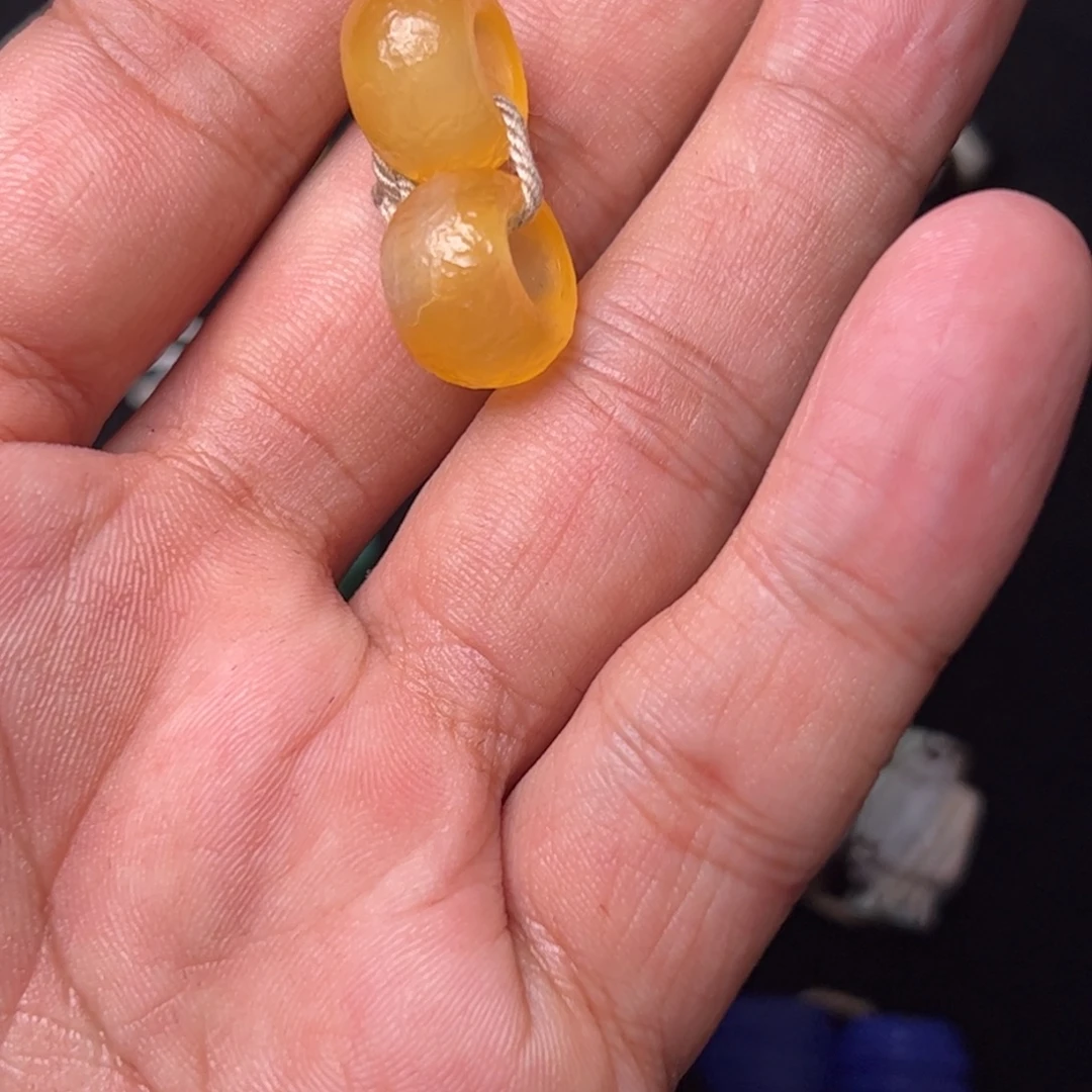 连***长玛瑙/玉髓未镶嵌配饰