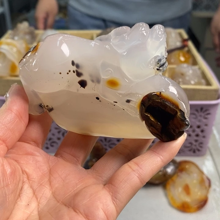 玛瑙/玉髓吊坠(不含链)未镶嵌