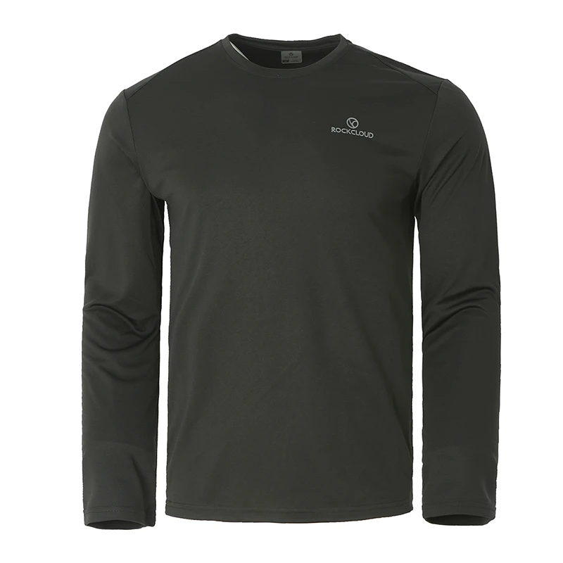 RockCloud/岩云户外运动休闲透气速干弹力圆领舒适男士长款T恤220