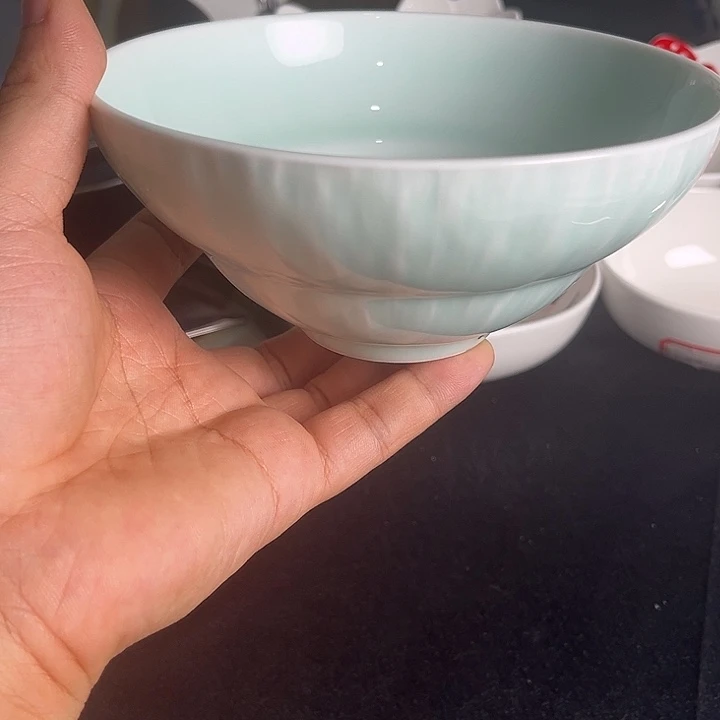 6寸影青葫芦碗陶瓷
