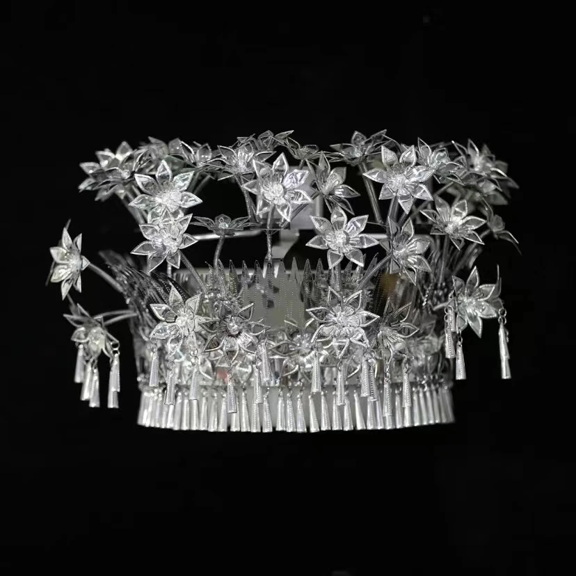 苗族高级百搭儿童款帽子