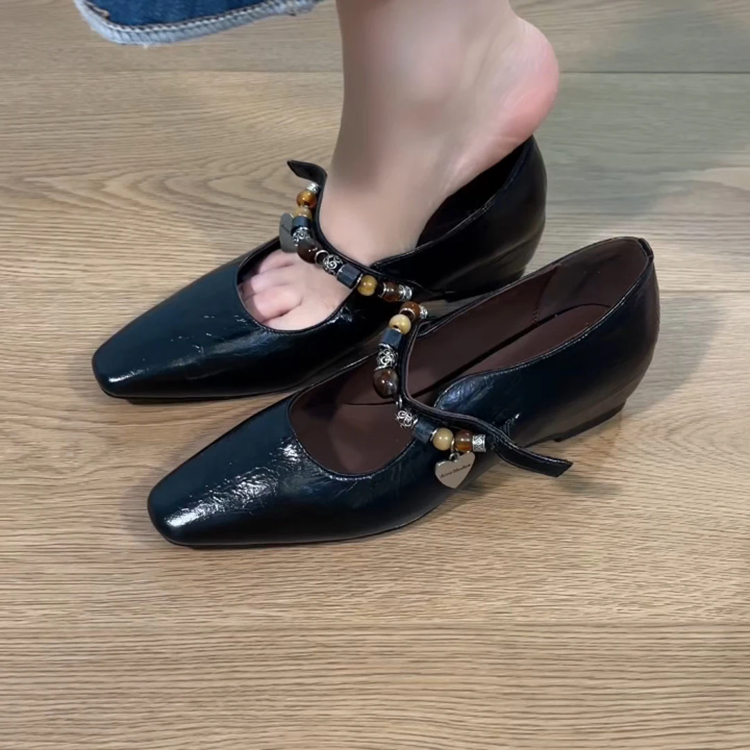 单鞋2025新款真皮内增高软乎~波西米亚风气质舒适单鞋女款春秋