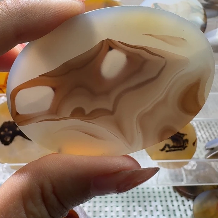 玛瑙/玉髓未镶嵌项链