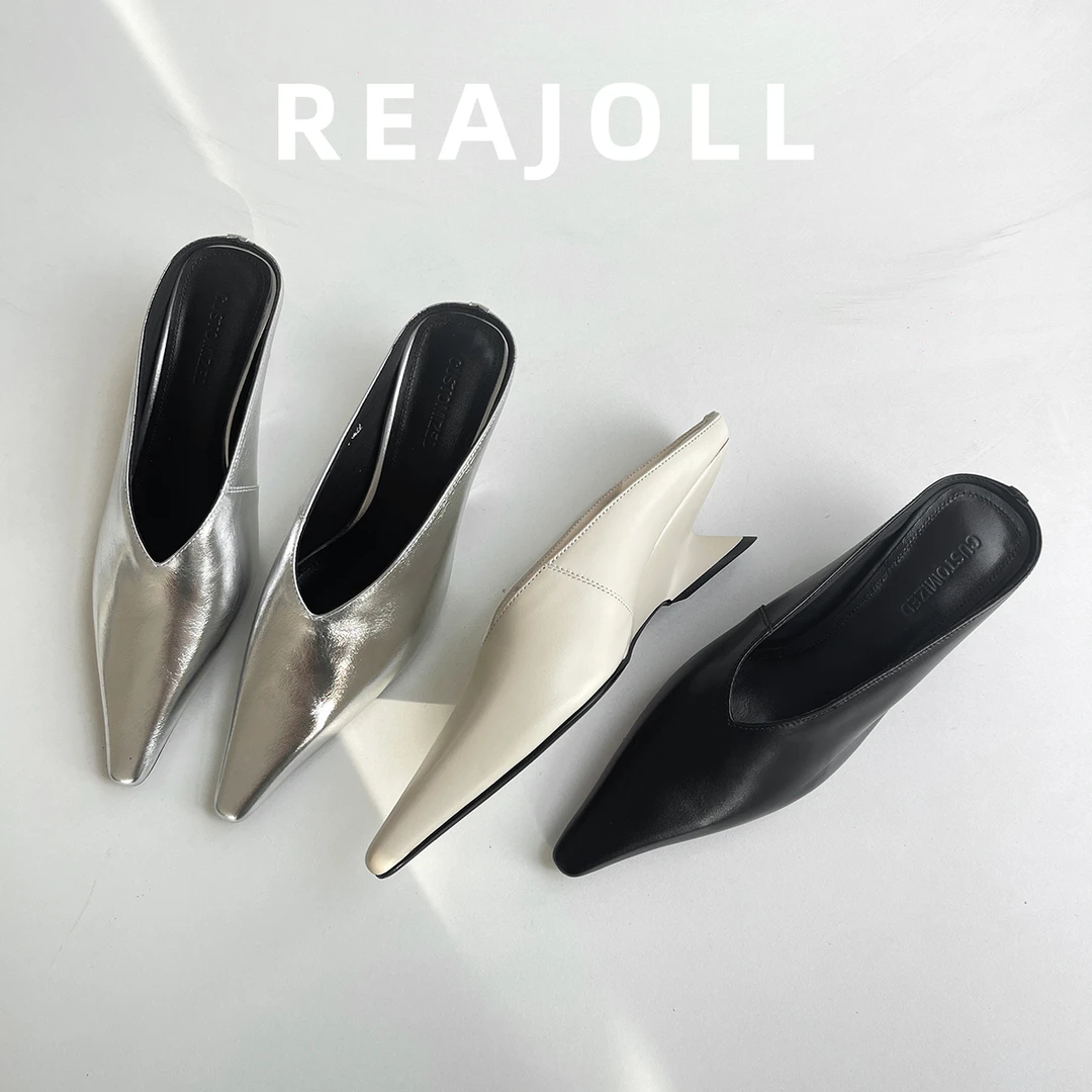 拖鞋女外穿夏天2025新款网红法式小众包头穆勒半拖凉拖女夏季百搭