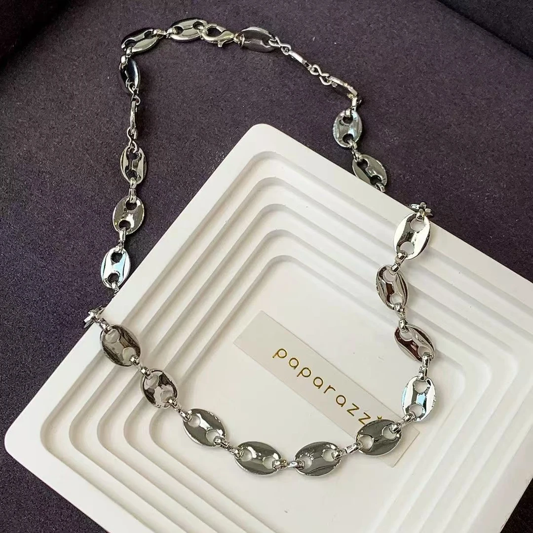 铜合金项链 【WJ】 丽 0002  俩色项链