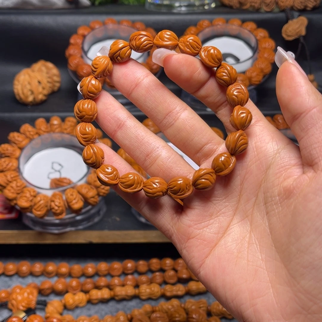 桃核手串行**疆桃核单圈