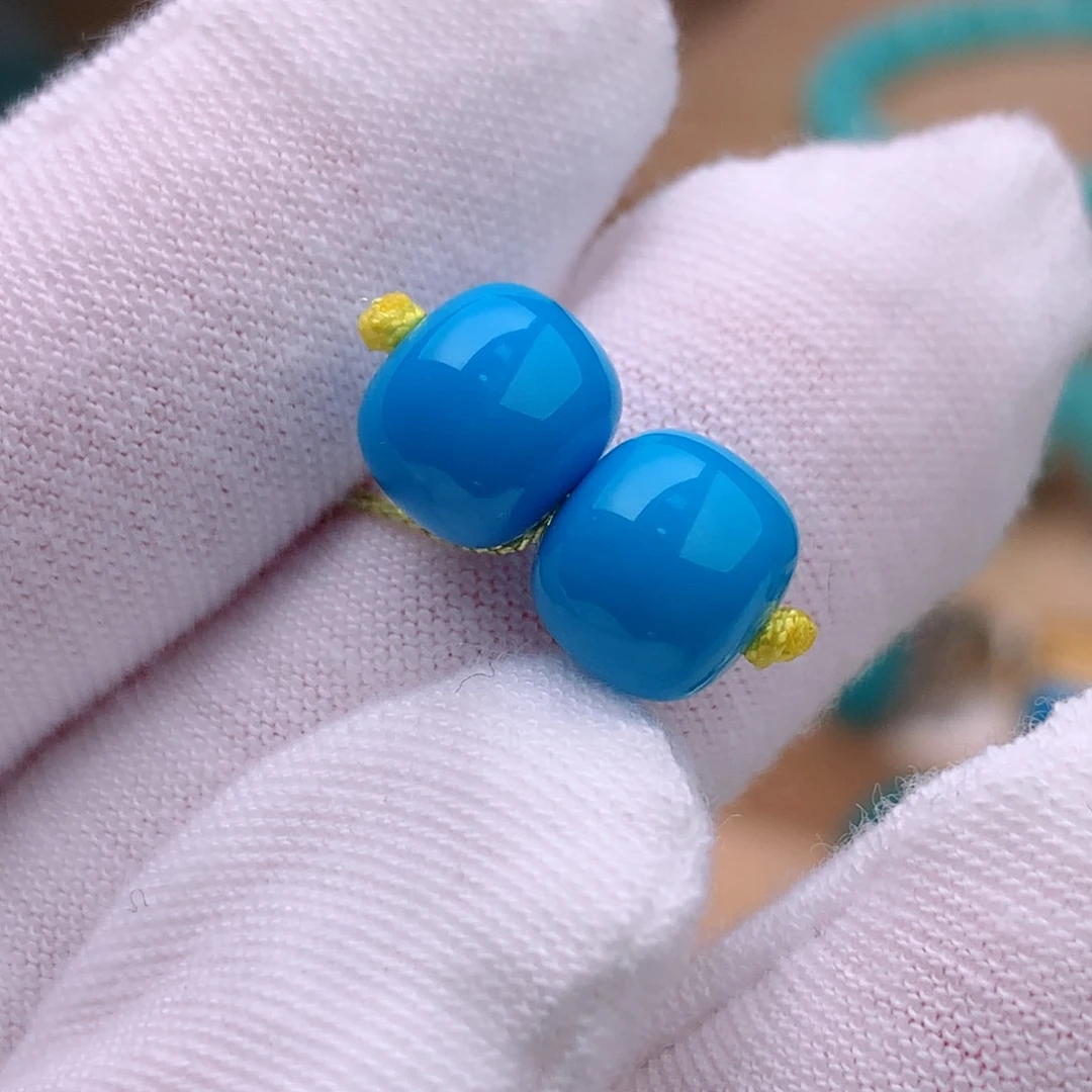 未镶嵌绿松石珠宝奇石8.2mm