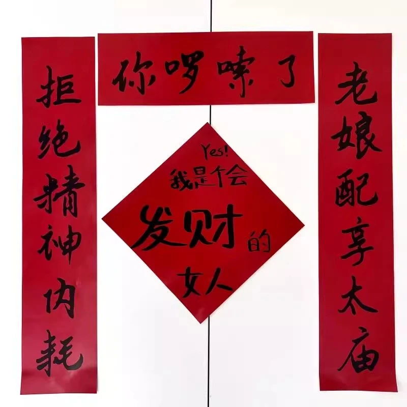 【唯依】蛇年新款对联你啰嗦了创意搞笑2025年春联闺蜜创意搞笑门联