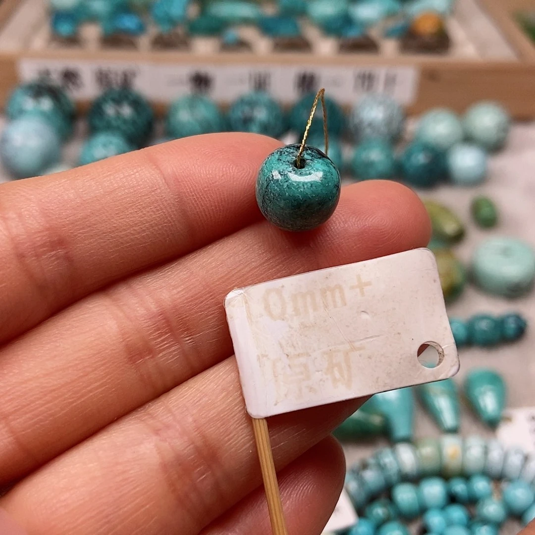 未镶嵌绿松石珠宝半成品