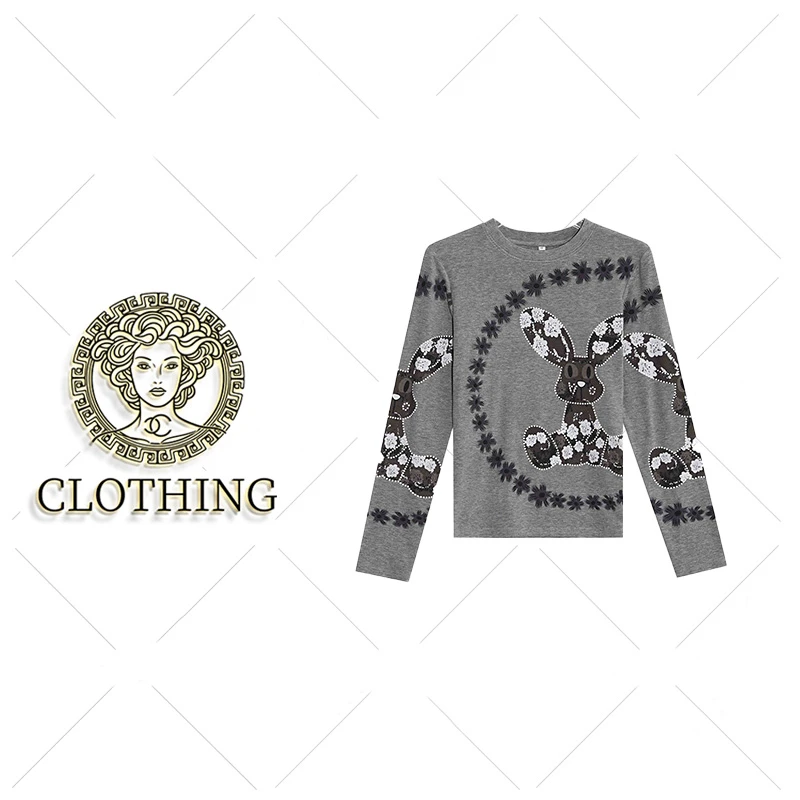 【CLOTHING/原创设计】A97173新款洋气百搭休闲打底衫