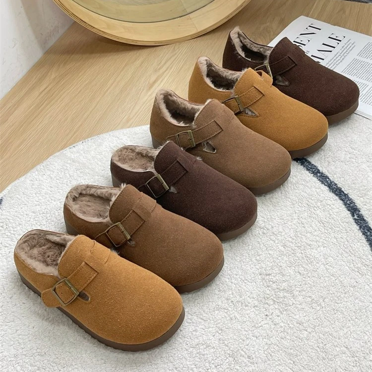 XGXC秋冬保暖一脚蹬勃肯女鞋加绒鞋-XG7817/XG7818