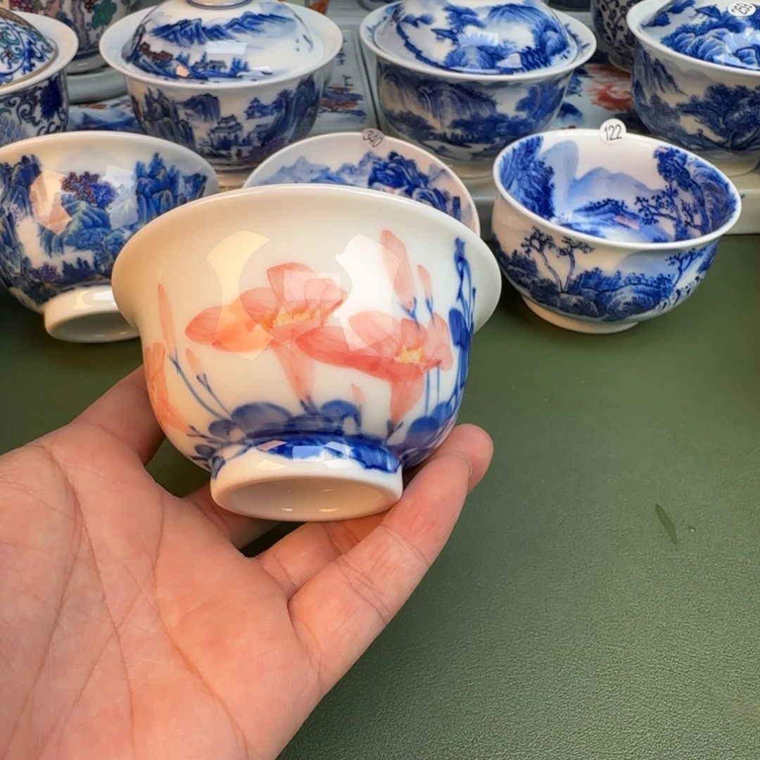 陶纯手工纯手绘茶具359
