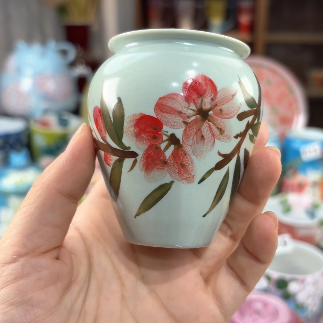 景德镇手绘高温釉下彩陶瓷茶具