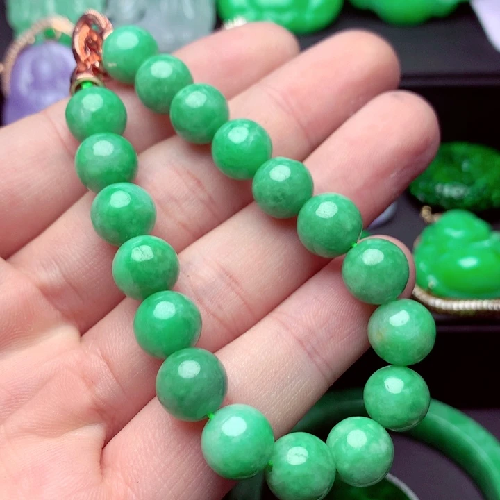 翡翠未镶嵌手链A货