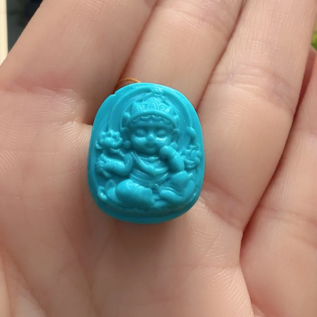 绿松石未镶嵌颈饰