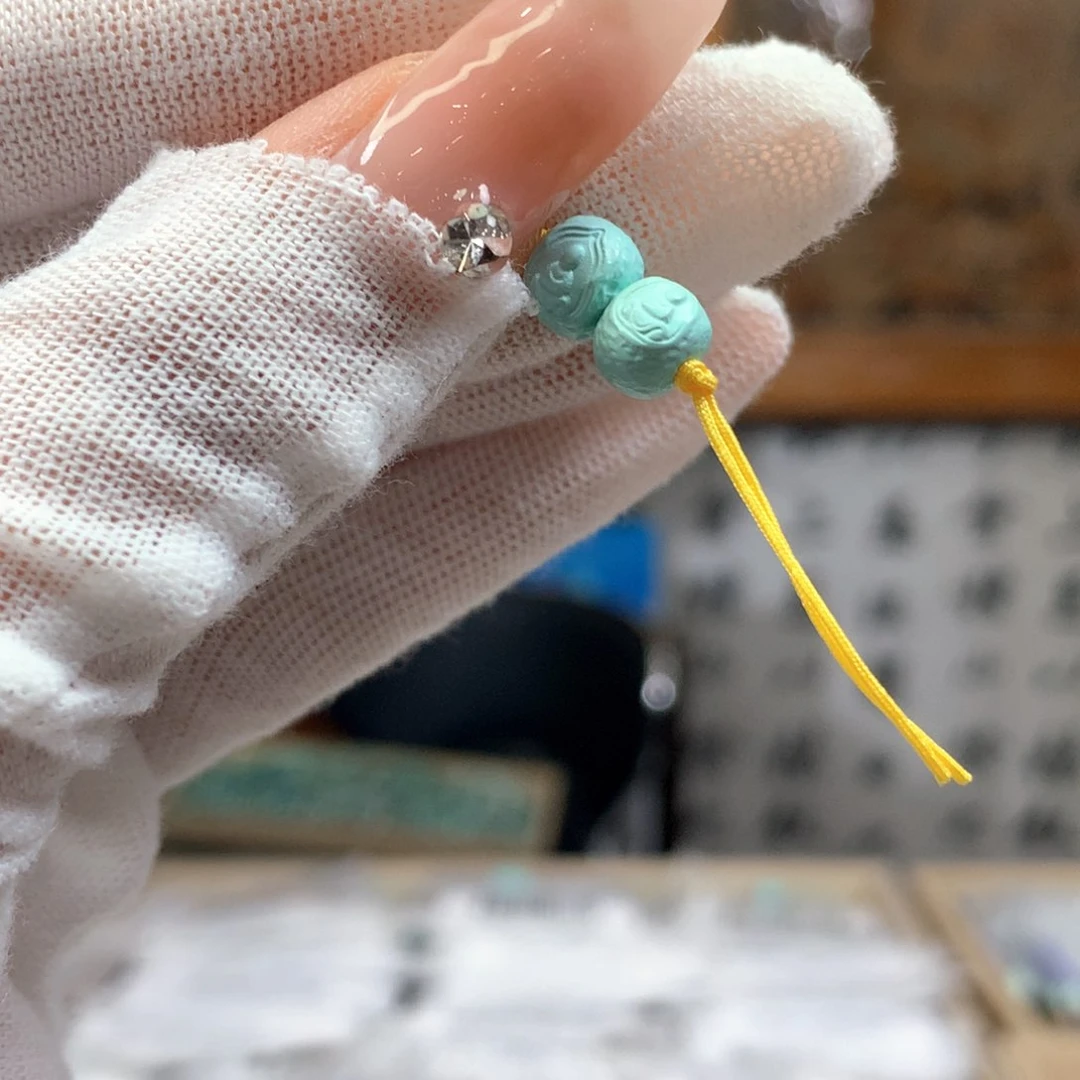 绿松石未镶嵌挂件