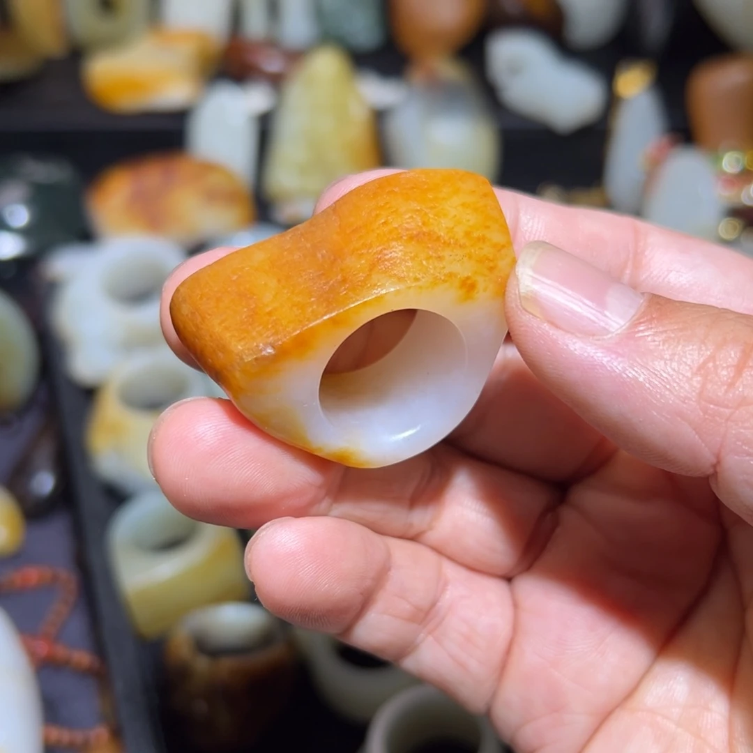 和田玉戒指未镶嵌微*风