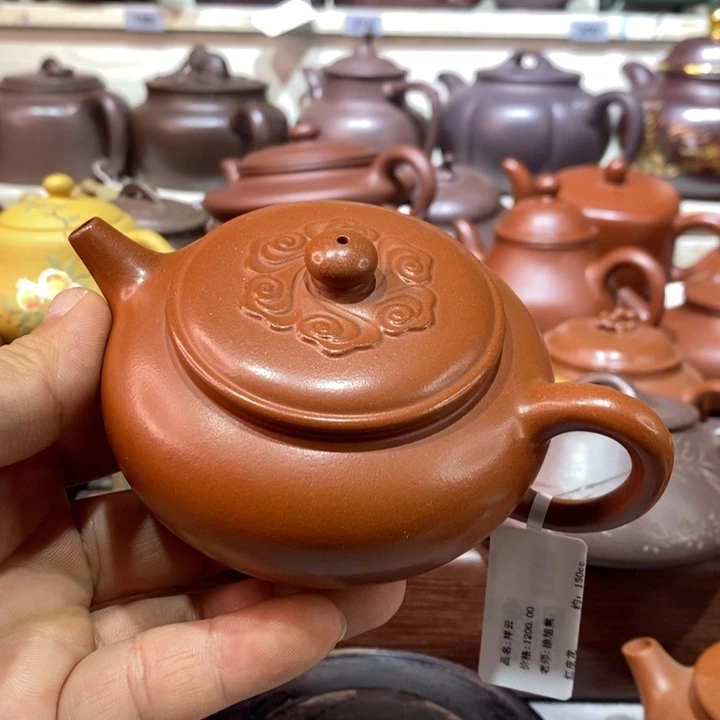 A***灵茶壶紫砂精工制作