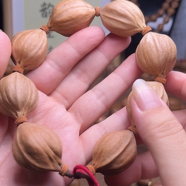 听***梵橄榄核手串四花树王