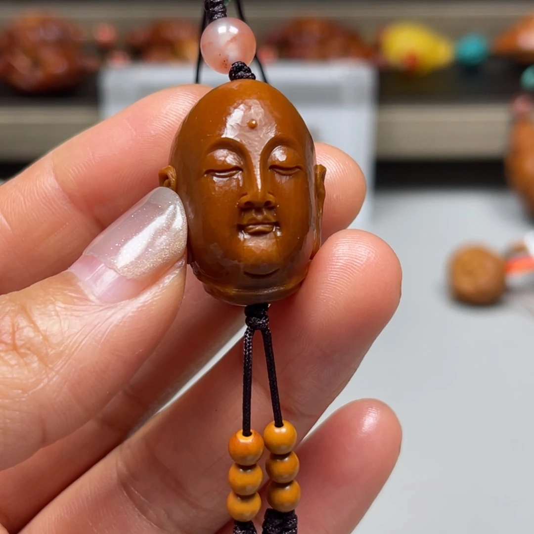 吊坠橄榄核静思罗汉