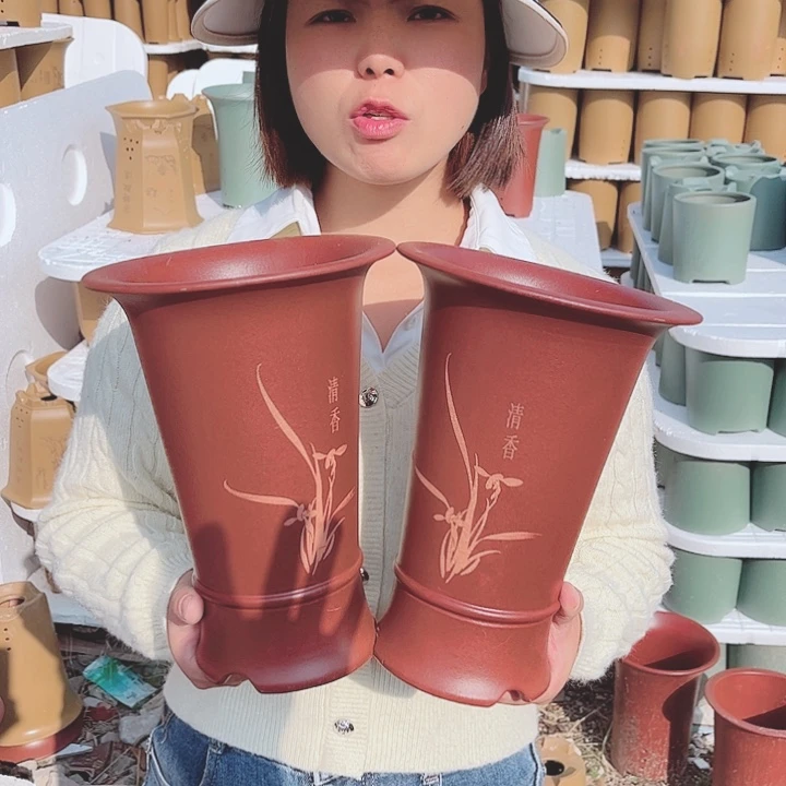紫砂花盆宜兴紫砂精品花盆