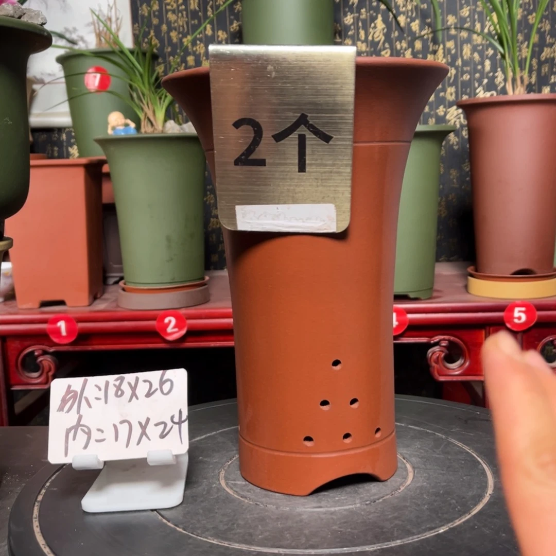 紫砂花盆紫砂花盆