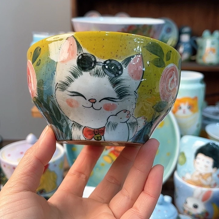 陶景德镇釉下手绘陶瓷