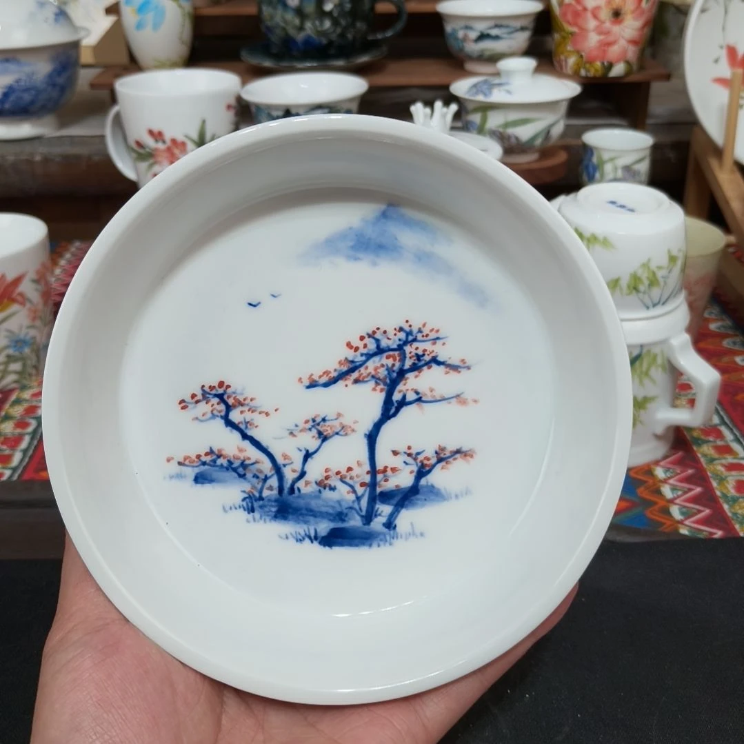 摆件景德镇手工手绘高温瓷器