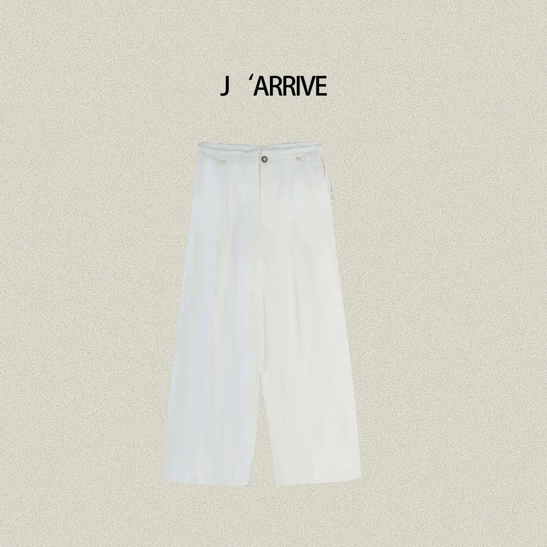 文君Jeslyn·苍兰诀·天然亚麻极简轻素舒适高腰显瘦时尚WJ0023