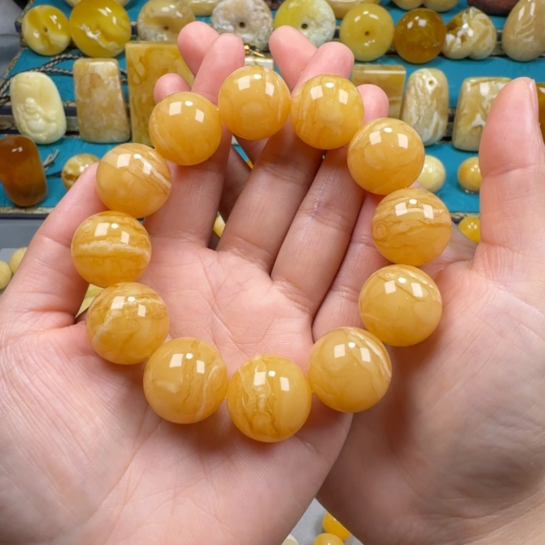 蜜蜡手链未镶嵌蜜蜡