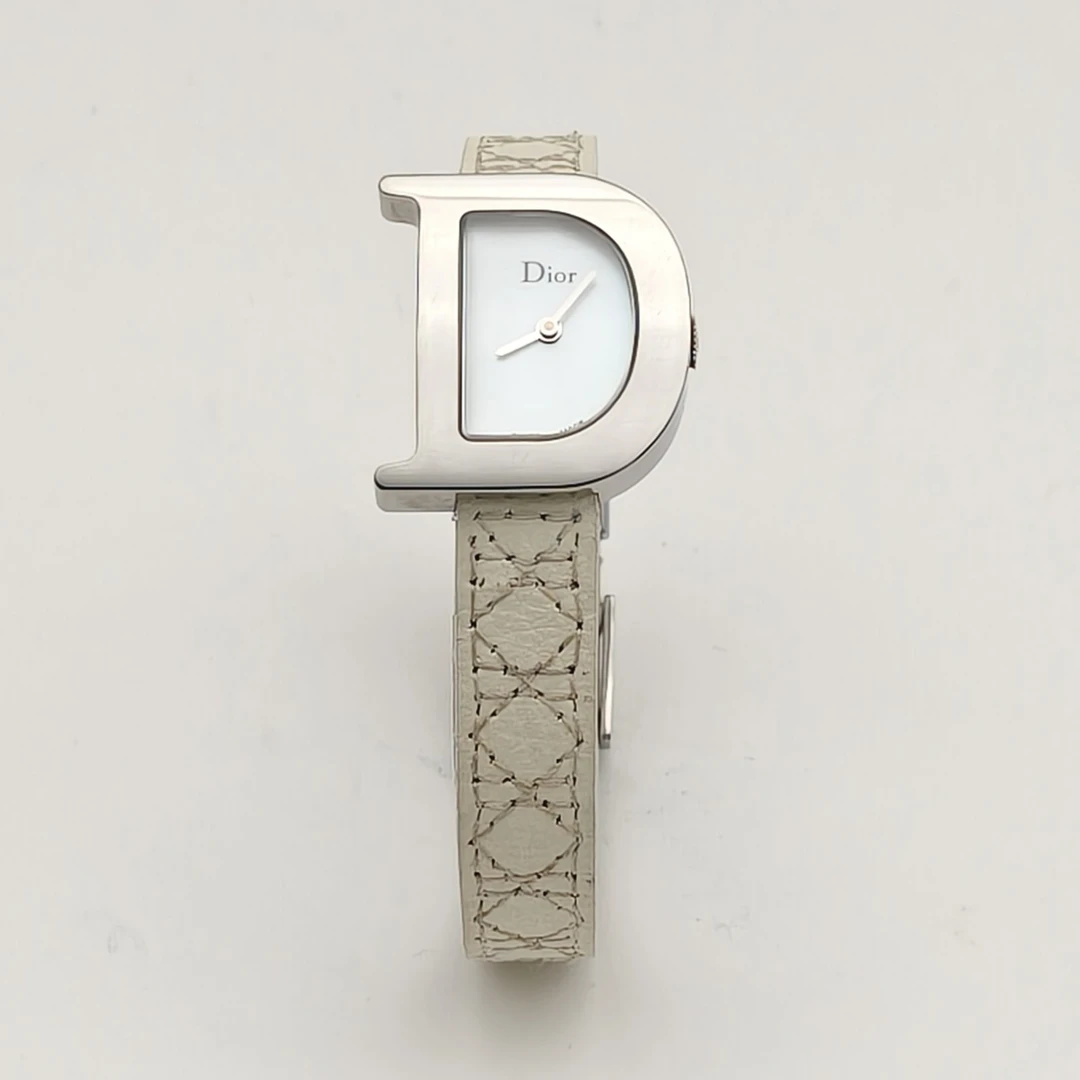 99新 DIOR/迪奥 【念念】 迪奥D型贝母石英腕表