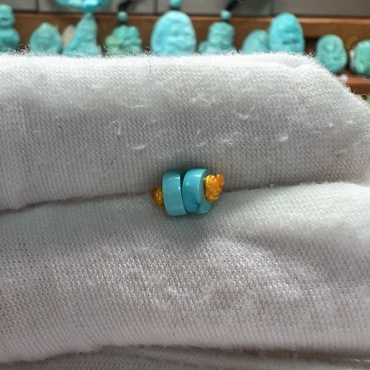绿松石未镶嵌隔片4.9mm