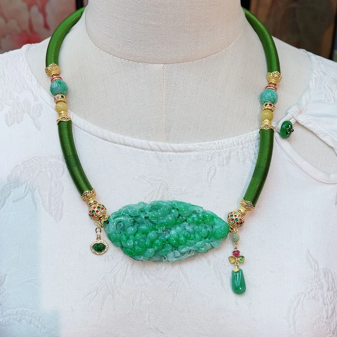 颈饰合金翡翠48小时鉴赏期1