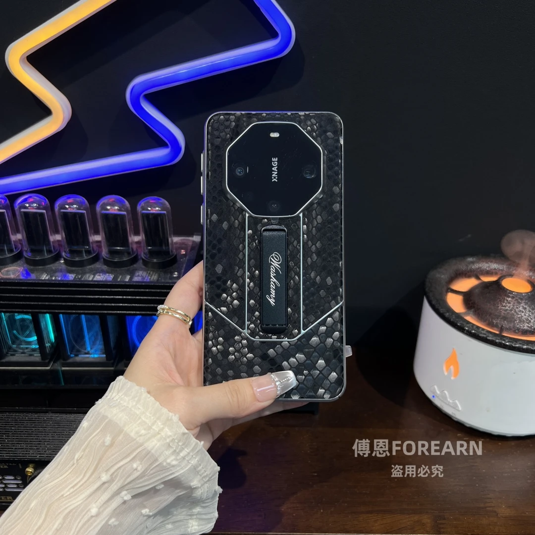 适用于华为mate60pro手机壳真皮mate60rs保护套非凡大师支架超薄