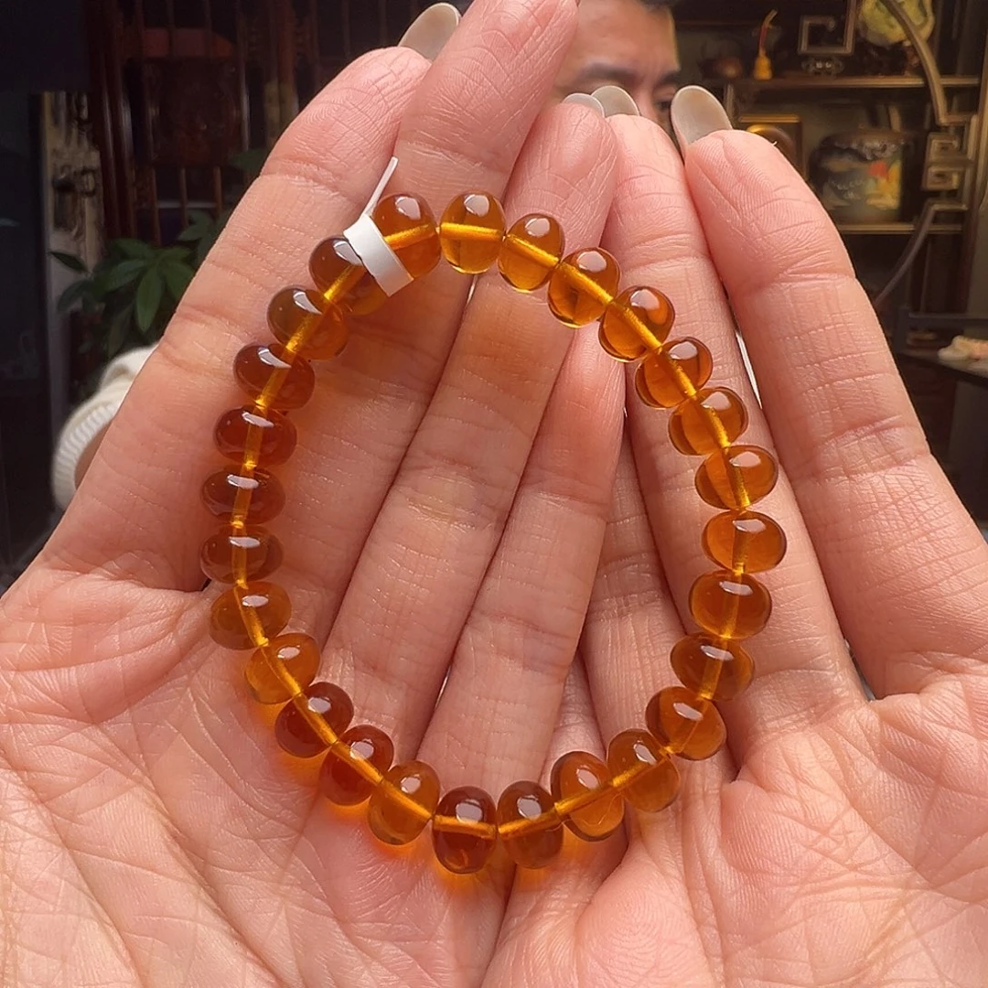 糖***芦琥珀未镶嵌裸石抚顺琥珀10657八