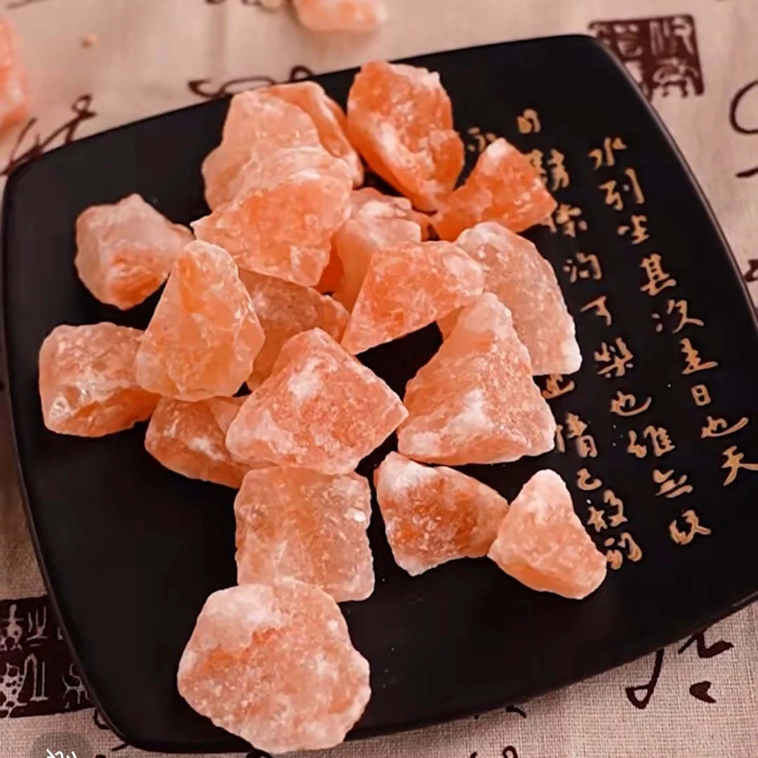 粗盐玫瑰盐摆件居家办公摆件海盐摆件大颗粒粗盐家用创意