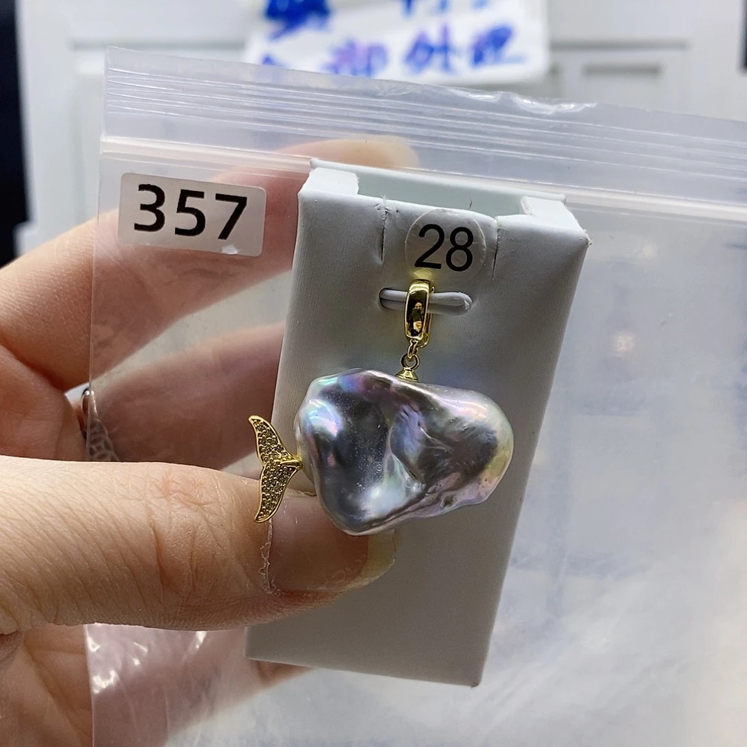 颈饰合金淡水珍珠