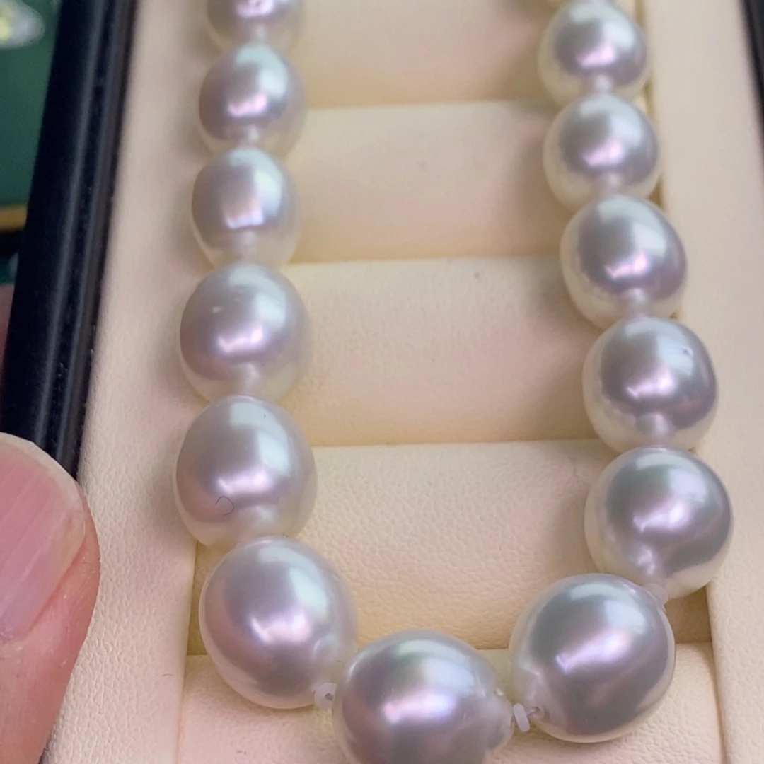 颈饰银S925镶嵌海水珍珠