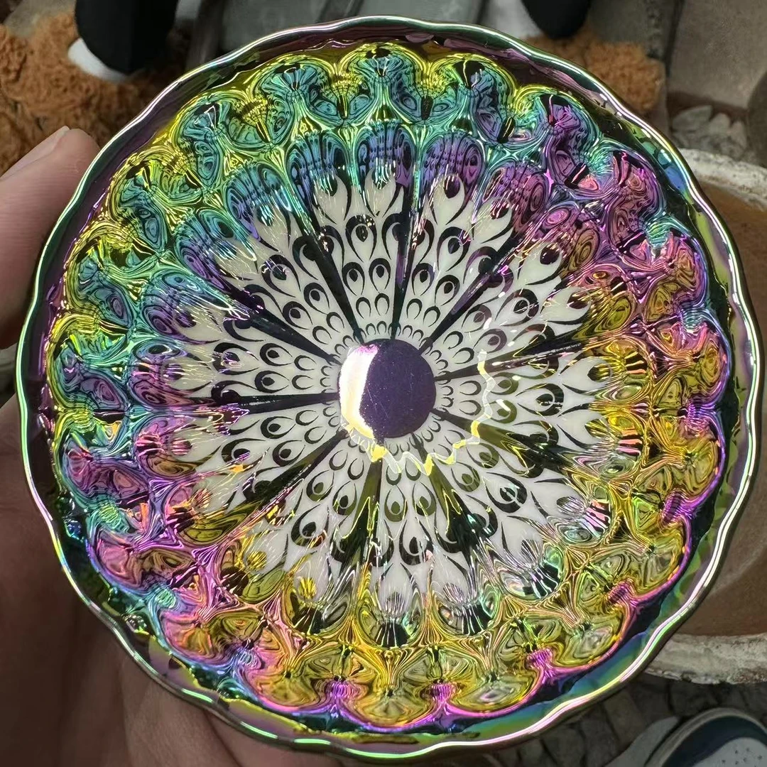 七彩梦幻雀羽 裸杯