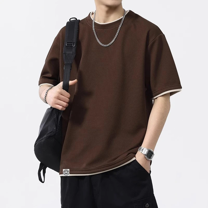 JEEPSPIRIT季新款港风潮牌休闲宽松T恤上衣男款